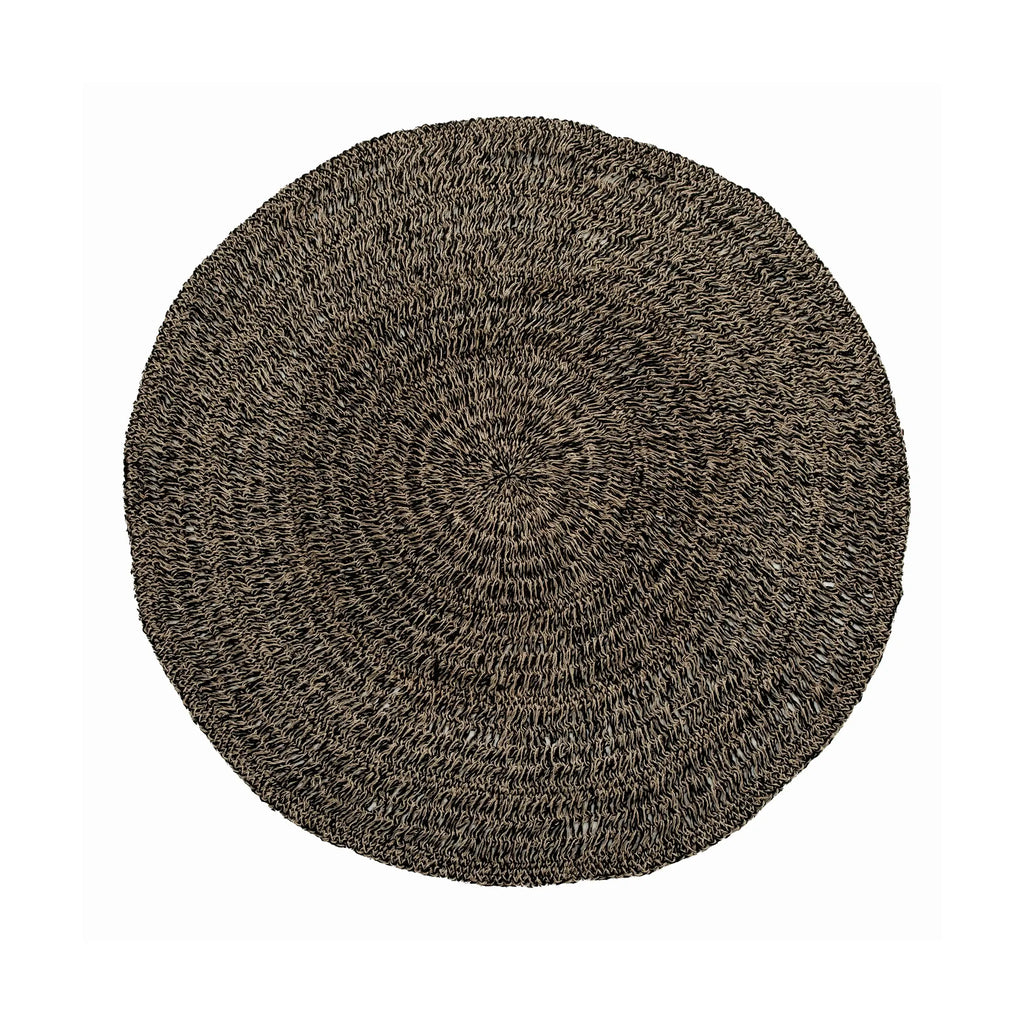 Tapis en sisal - Naturel Noir - 150cm