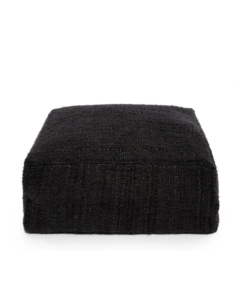 pouf-noir-coton-Soror-La-Boutique