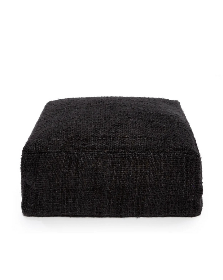 pouf-noir-coton-Soror-La-Boutique